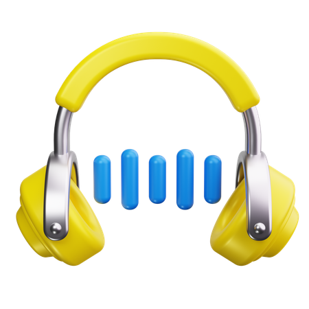 Headphones  3D Icon