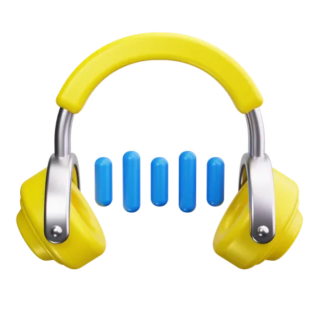 Headphones  3D Icon