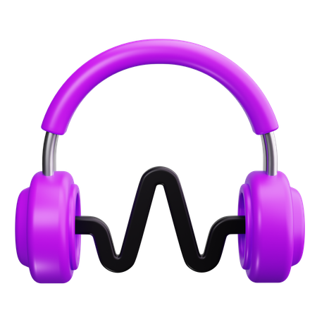 Headphones  3D Icon