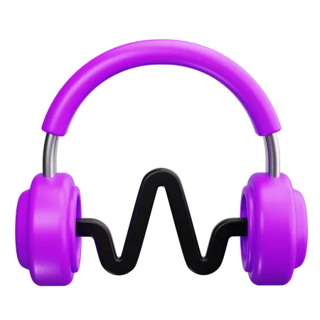 Headphones  3D Icon