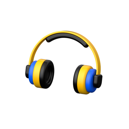 Headphones  3D Icon