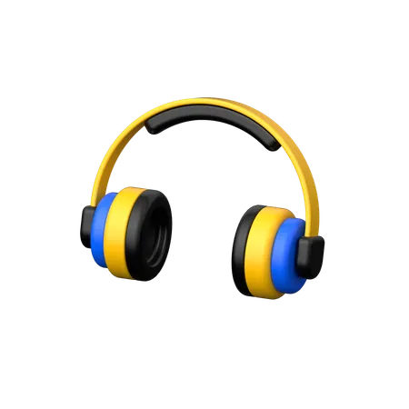 Headphones  3D Icon