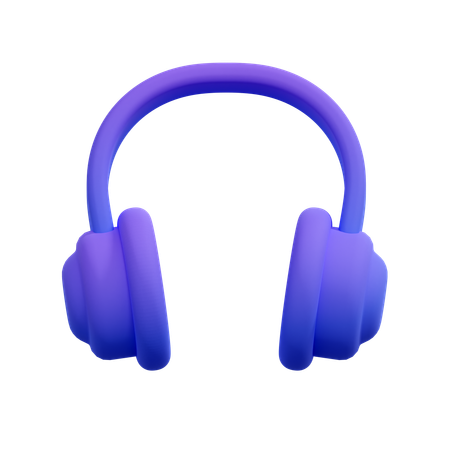 Headphones  3D Icon