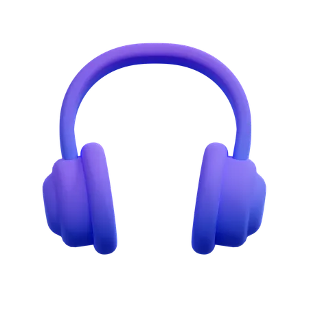 Headphones  3D Icon