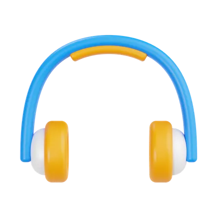 Headphones  3D Icon