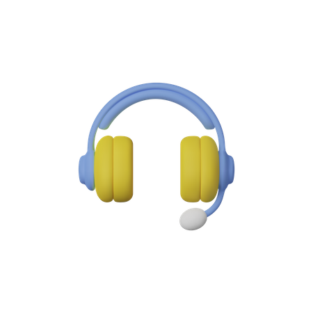 Headphones  3D Icon