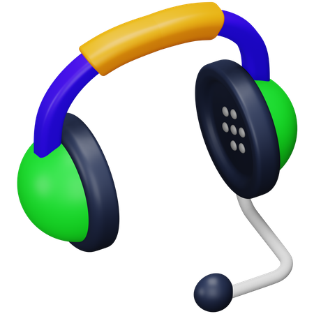 Headphones  3D Icon