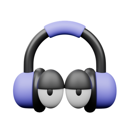 Headphones  3D Icon