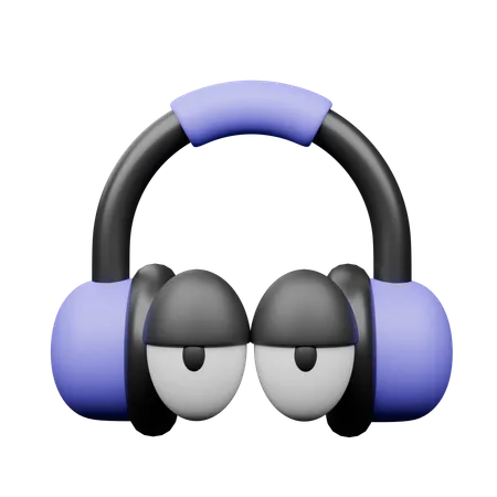 Headphones  3D Icon