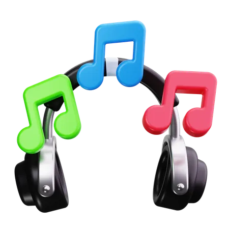 Headphones  3D Icon