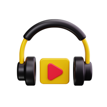 Headphones  3D Icon