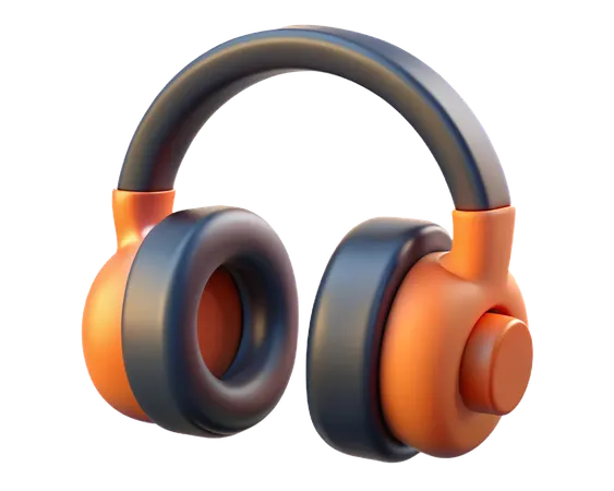 Headphones  3D Icon