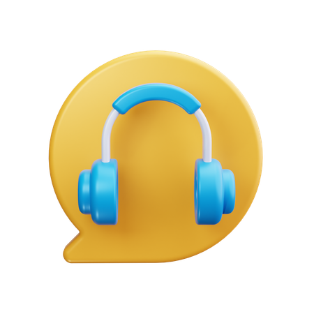 Headphones  3D Icon