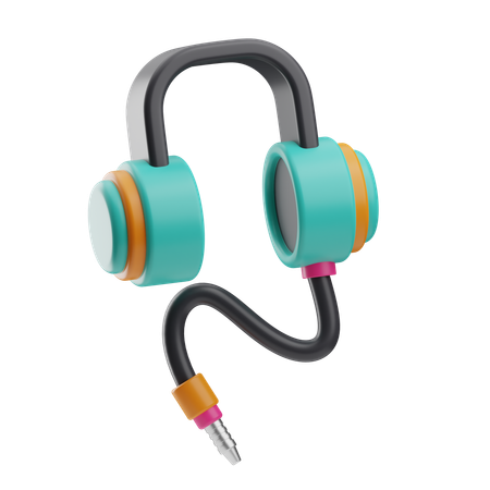 Headphones  3D Icon