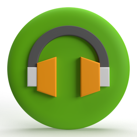 Headphones  3D Icon