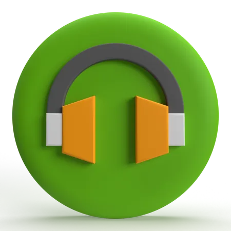 Headphones  3D Icon