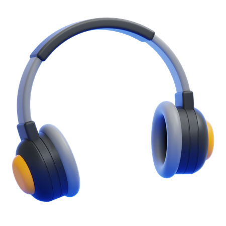 Headphones  3D Icon