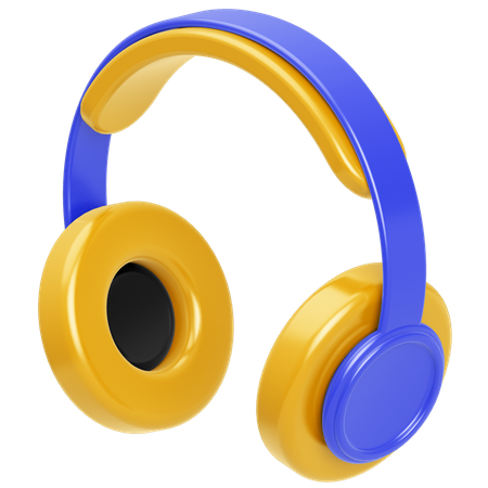 Headphones  3D Icon