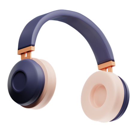 Headphones  3D Icon