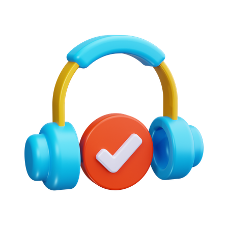 Headphones  3D Icon