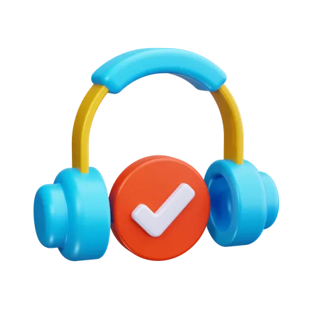 Headphones  3D Icon