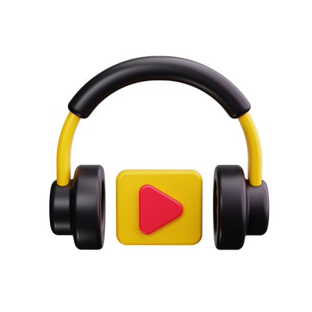 Headphones  3D Icon