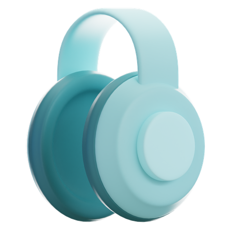 Headphones  3D Icon