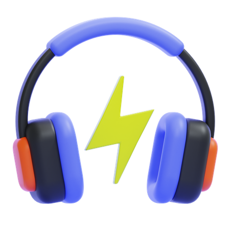 Headphones  3D Icon