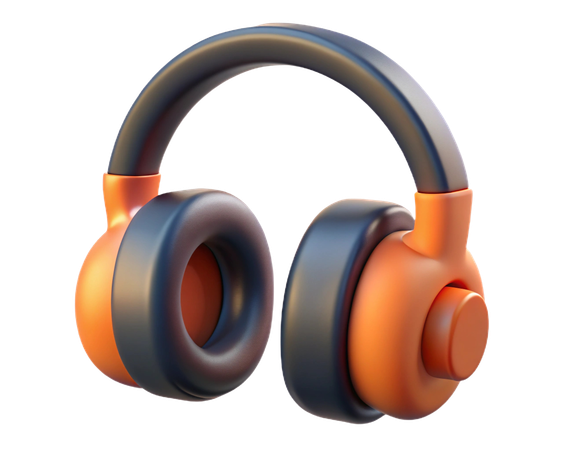 Headphones  3D Icon