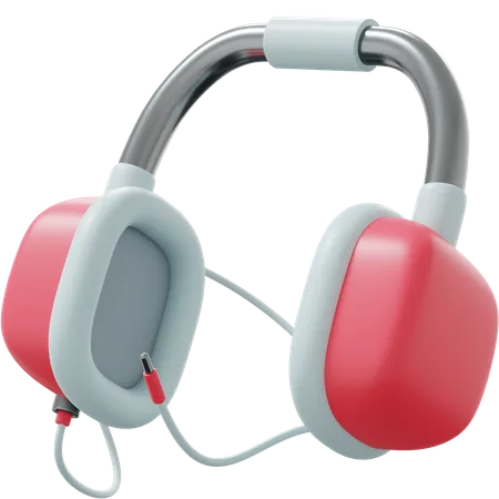 Headphones  3D Illustration