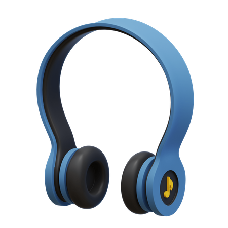 Headphones  3D Illustration