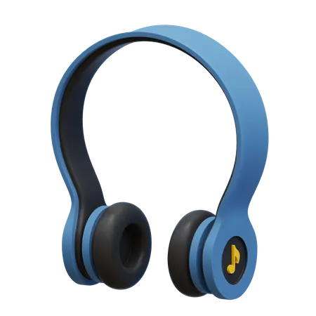 Headphones  3D Illustration