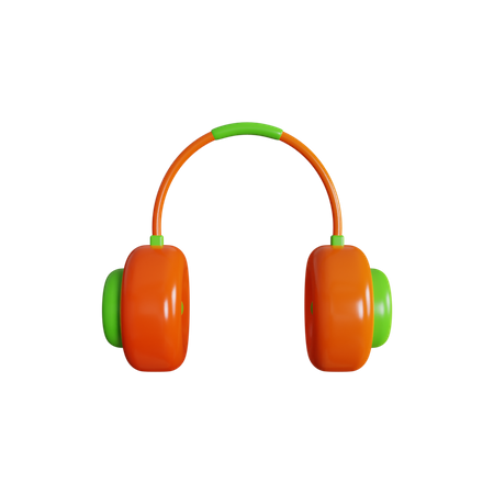 Headphones  3D Illustration