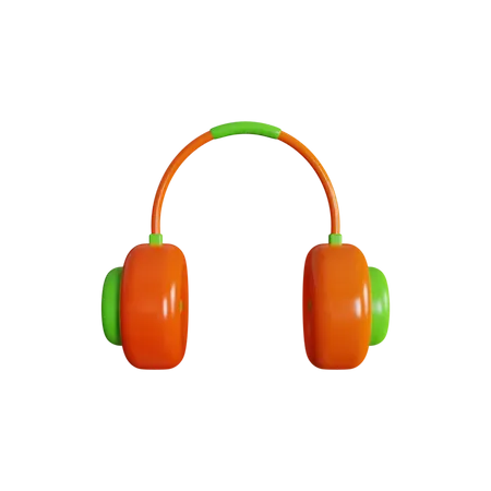 Headphones  3D Illustration