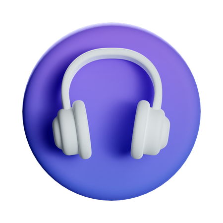 헤드폰 지원  3D Icon