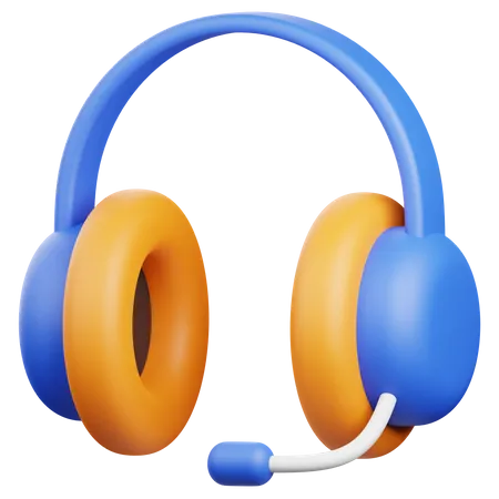 Headset  3D Icon