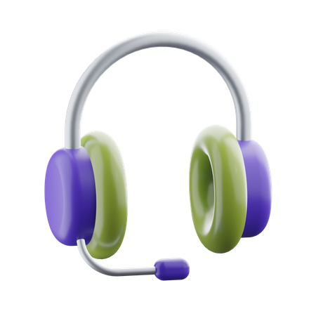 Headset  3D Icon