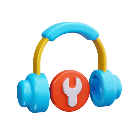 Headset  3D Icon