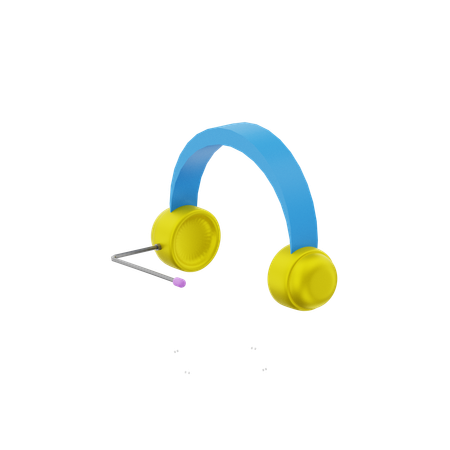 Headset  3D Icon