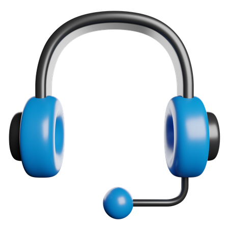 Headset  3D Icon