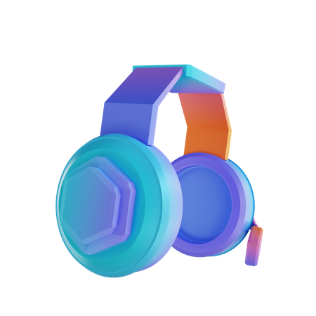 Headset  3D Icon