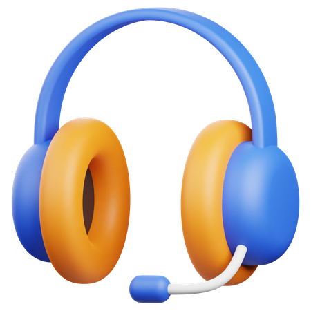 Headset  3D Icon