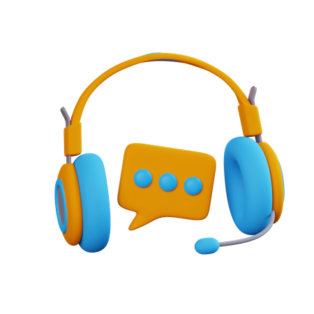 Headset  3D Icon