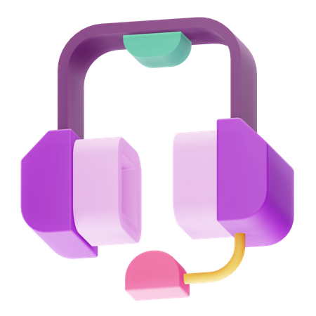Headset  3D Icon