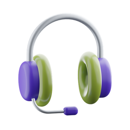 Headset  3D Icon
