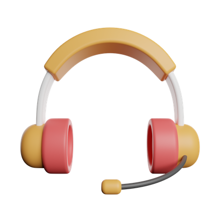 Headset  3D Illustration