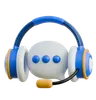 Headset and Chat Bubble