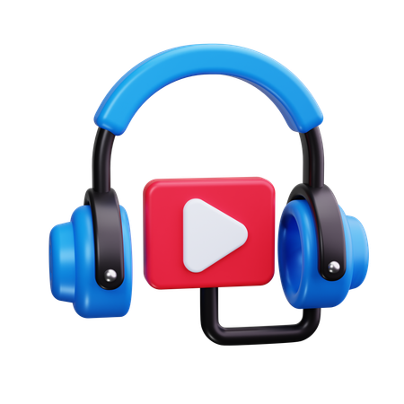 Headset microphone  3D Icon