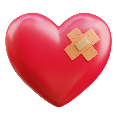 Heal Heart  3D Icon