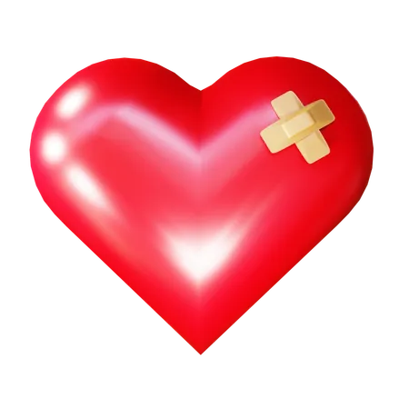 Heal Heart  3D Icon